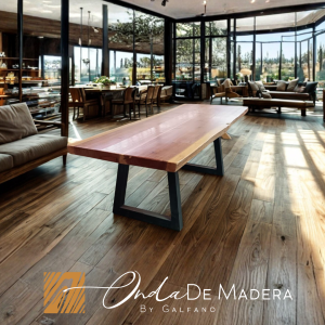 mesa con patas fierro