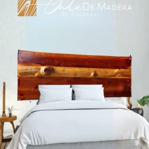 respaldo de cama cedro y sequoia